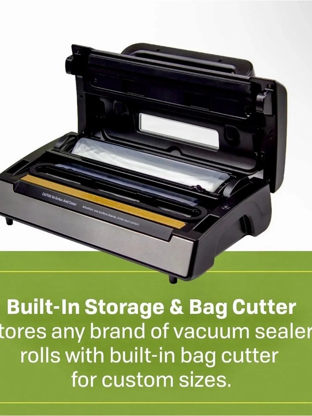 Nesco Deluxe Vacuum Sealer and two extra rolls of seal